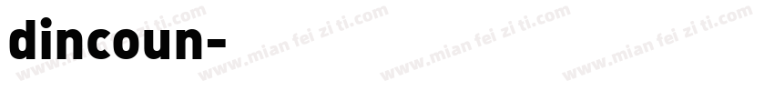 dincoun字体转换