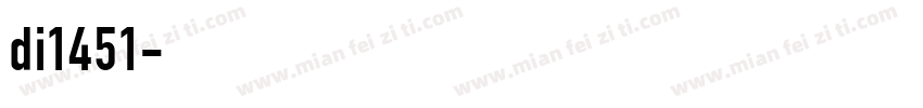 di1451字体转换