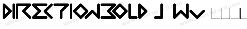 DirectionBold-j0wv字体转换