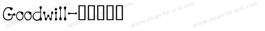 Goodwill字体转换