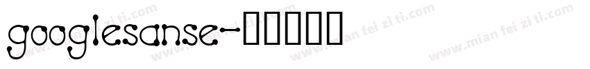 googlesanse字体转换