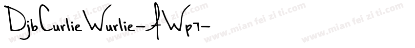 DjbCurlieWurlie-AWp7字体转换