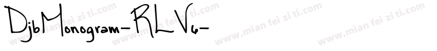 DjbMonogram-RLV6字体转换