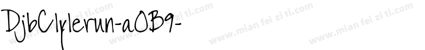 DjbClylerun-aOB9字体转换