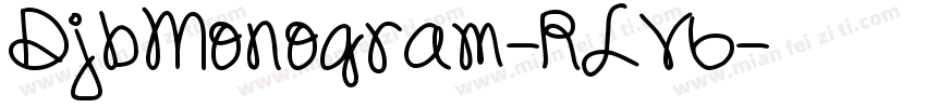 DjbMonogram-RLV6字体转换