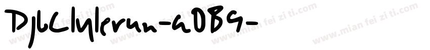 DjbClylerun-aOB9字体转换