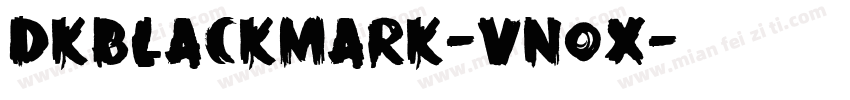 DkBlackMark-Vn0x字体转换