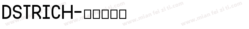 DSTRICH字体转换