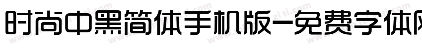 时尚中黑简体手机版字体转换