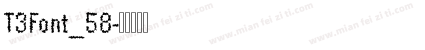 T3Font_58字体转换