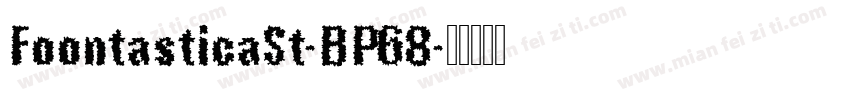 FoontasticaSt-BP68字体转换