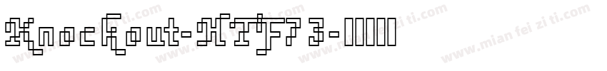 Knockout-HTF73字体转换