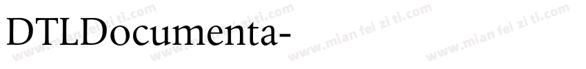 DTLDocumenta字体转换