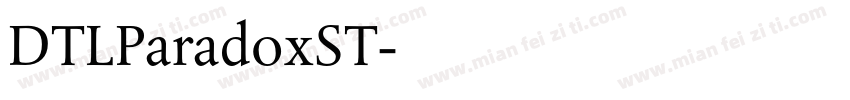 DTLParadoxST字体转换