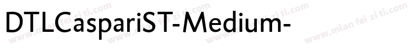 DTLCaspariST-Medium字体转换