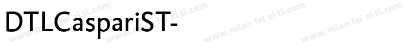 DTLCaspariST字体转换