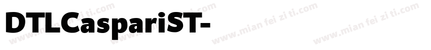 DTLCaspariST字体转换
