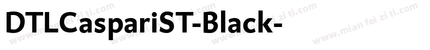 DTLCaspariST-Black字体转换