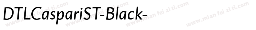 DTLCaspariST-Black字体转换