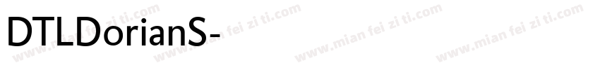 DTLDorianS字体转换