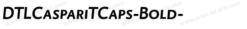 DTLCaspariTCaps-Bold字体转换