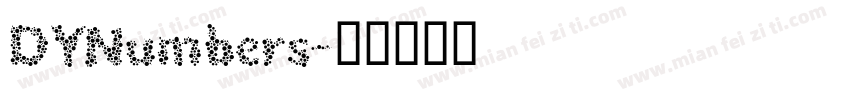 DYNumbers字体转换