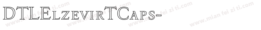 DTLElzevirTCaps字体转换