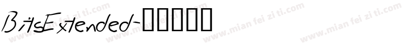 BitsExtended字体转换