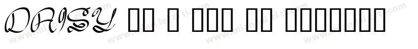 DAISYsiganturebrush字体转换