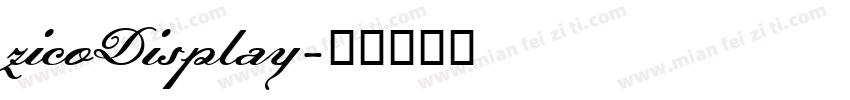 zicoDisplay字体转换