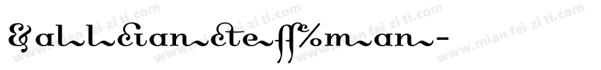 DallianceRoman字体转换