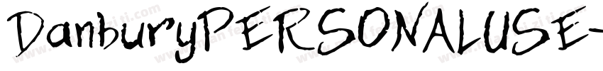 DanburyPERSONALUSE-R字体转换
