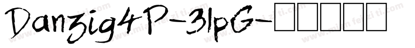 Danzig4P-3lpG字体转换