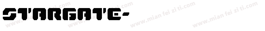 STARGATE字体转换