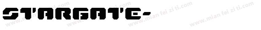 STARGATE字体转换