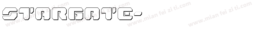 STARGATE字体转换