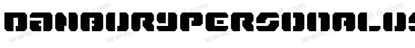 DanburyPERSONALUSE-R字体转换