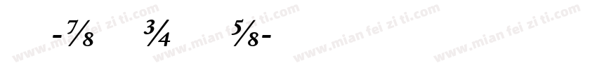 Arial-MediumItalicPL字体转换