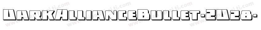 DarkAllianceBullet-ZDz8字体转换