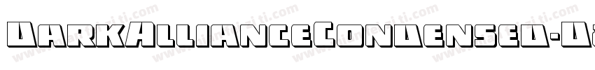 DarkAllianceCondensed-D231字体转换