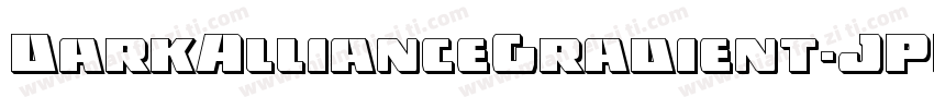 DarkAllianceGradient-JPBx字体转换