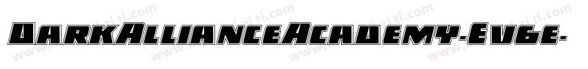 DarkAllianceAcademy-Ev6e字体转换