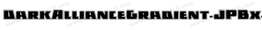 DarkAllianceGradient-JPBx字体转换