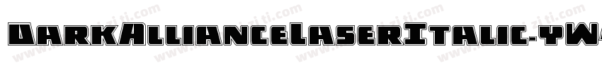 DarkAllianceLaserItalic-yW4M字体转换