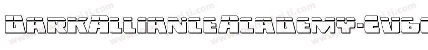 DarkAllianceAcademy-Ev6e字体转换