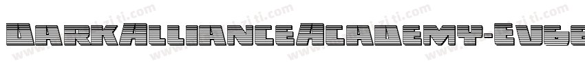 DarkAllianceAcademy-Ev6e字体转换