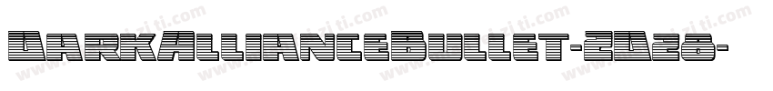 DarkAllianceBullet-ZDz8字体转换