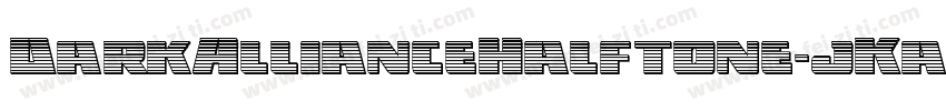 DarkAllianceHalftone-jKaM字体转换