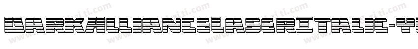 DarkAllianceLaserItalic-yW4M字体转换