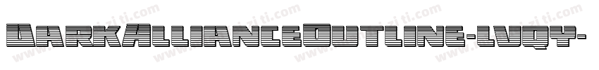 DarkAllianceOutline-lvqy字体转换